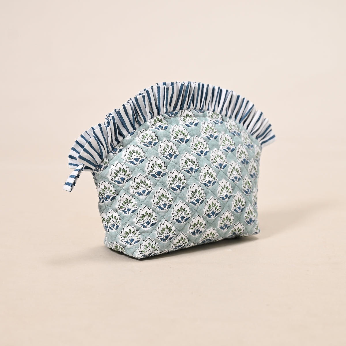 Hanami Soft Curve Quilted Pouch Set – Set of 2