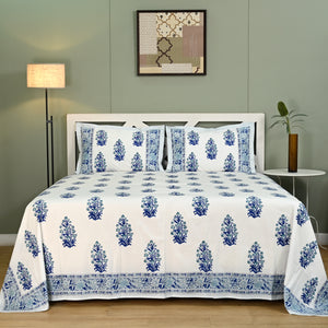Kamla Block Printed Bed Sheet