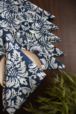 Damask Napkin 6 Pc Set