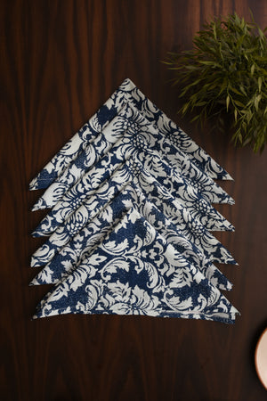 Damask Napkin 6 Pc Set