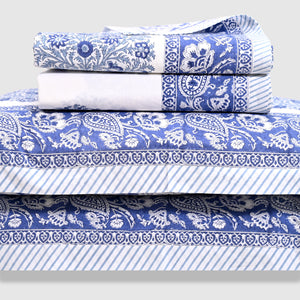 Rajmudra Block Printed Bed Sheet