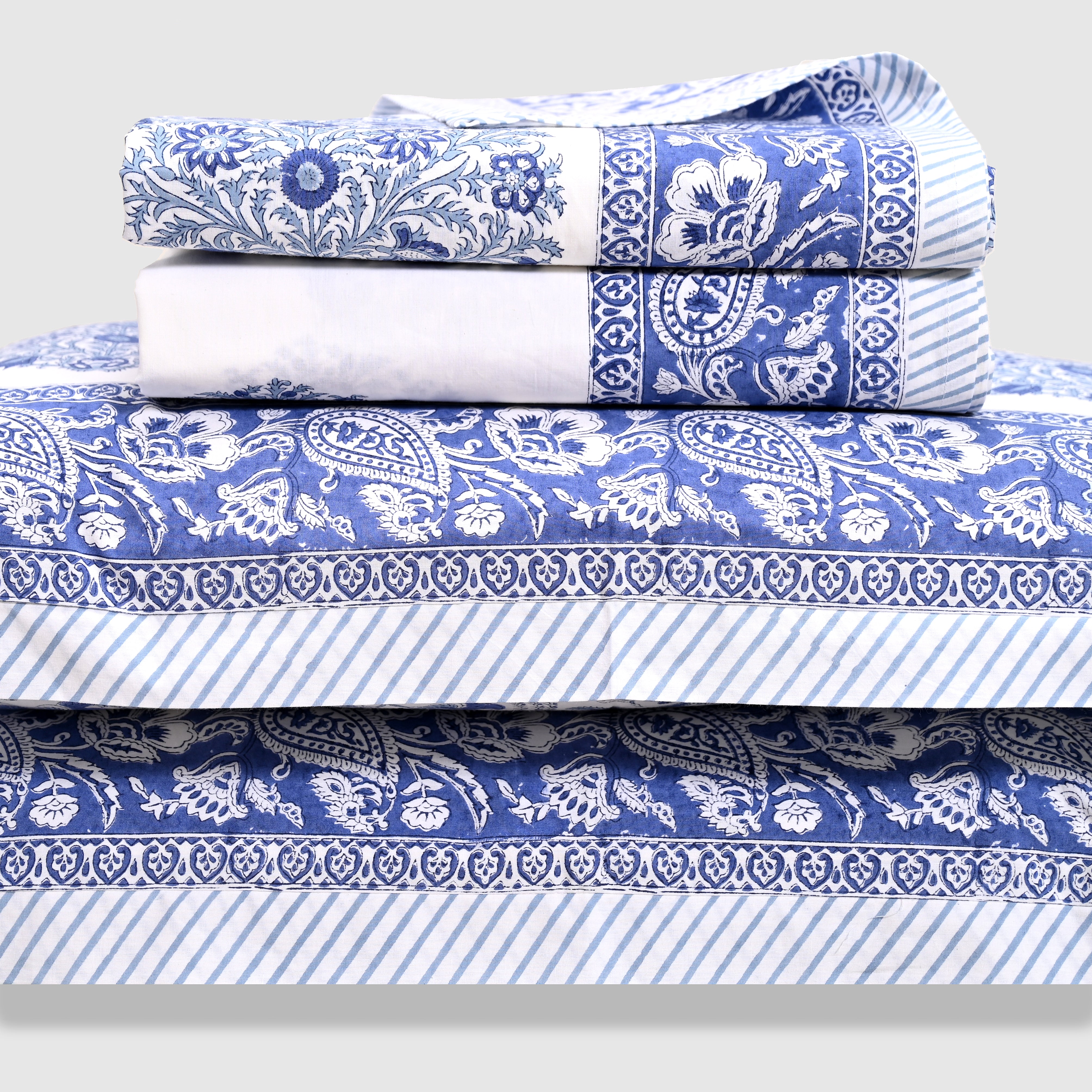 Rajmudra Block Printed Bed Sheet