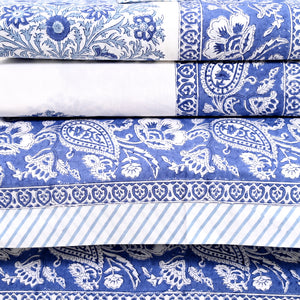 Rajmudra Block Printed Bed Sheet