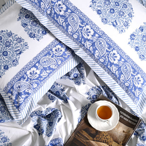 Rajmudra Block Printed Bed Sheet