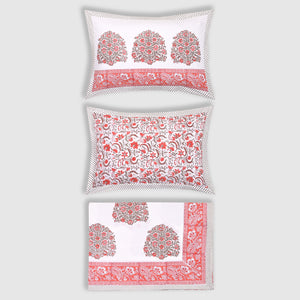 Rajmudra Block Printed Bed Sheet