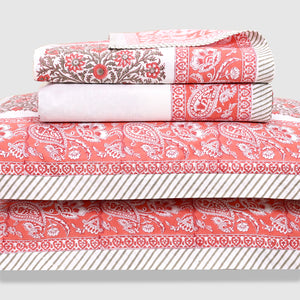 Rajmudra Block Printed Bed Sheet