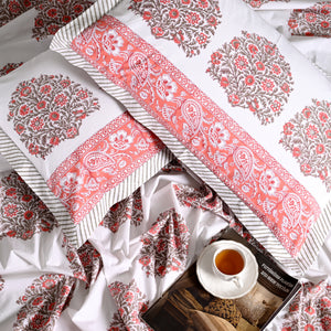 Rajmudra Block Printed Bed Sheet