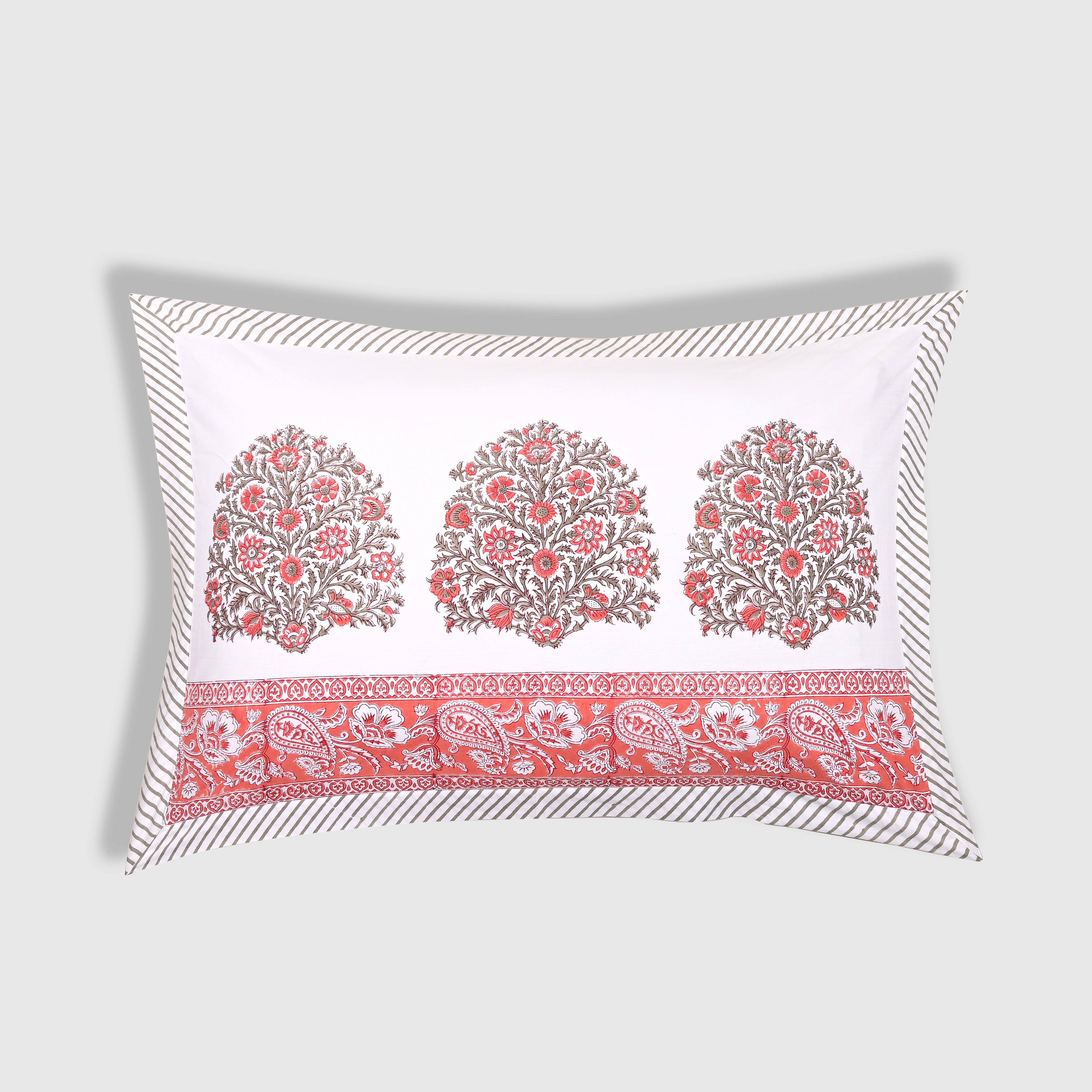 Rajmudra Block Printed Bed Sheet