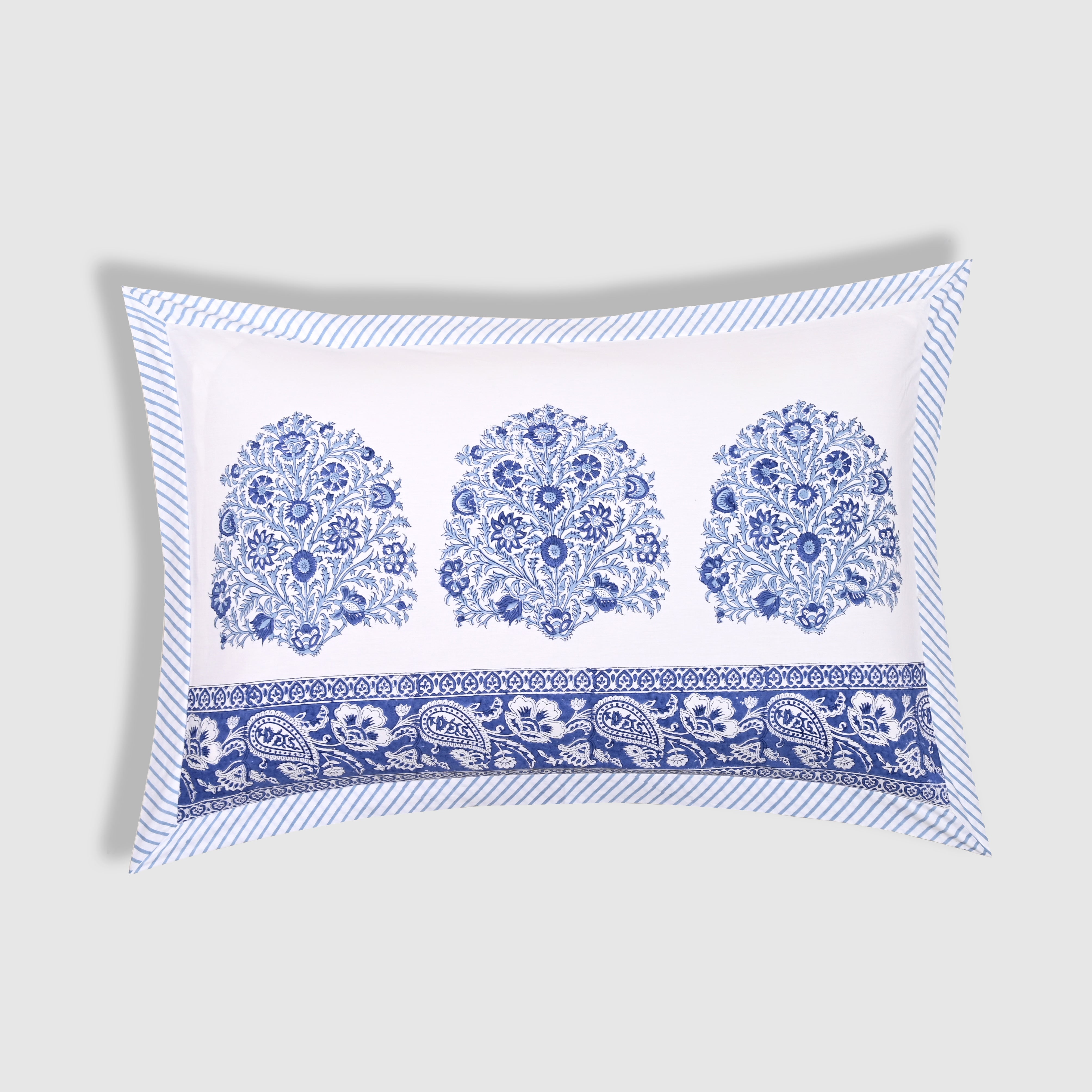 Rajmudra Block Printed Bed Sheet