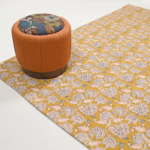 Ortencia Block Printed Area Rug