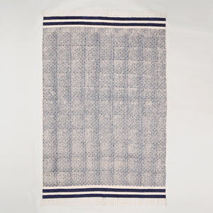 Greek Block Printed Area Rug