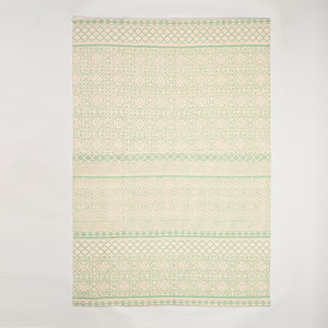 Persian Block Printed Area Rug