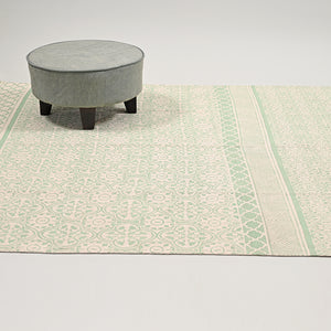 Persian Block Printed Area Rug