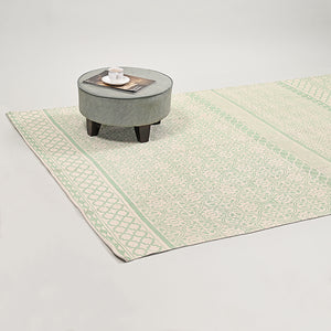 Persian Block Printed Area Rug