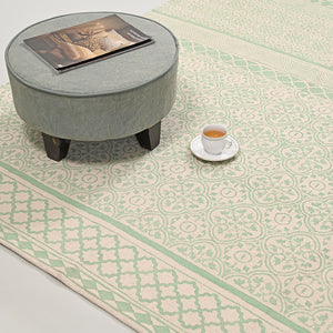 Persian Block Printed Area Rug