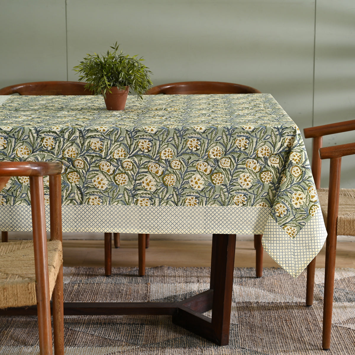 Gulzar Block Printed Table Cover