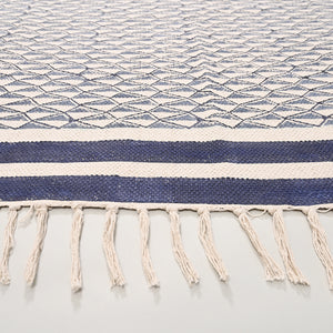 Retro Block Printed Area Rug