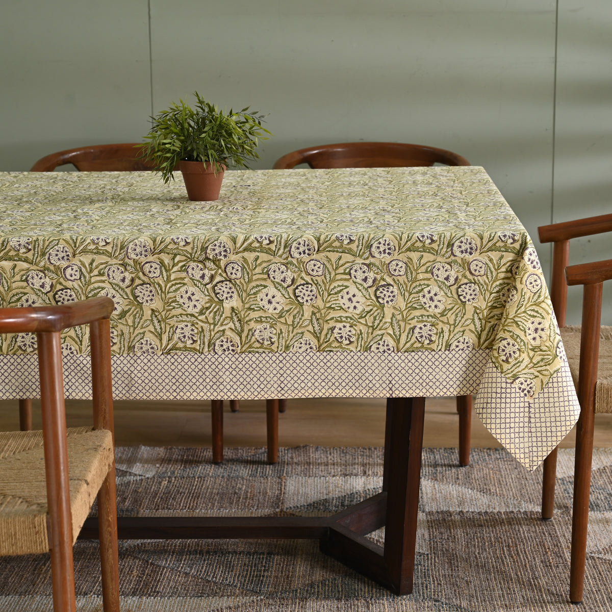 Gulzar Block Printed Table Cover