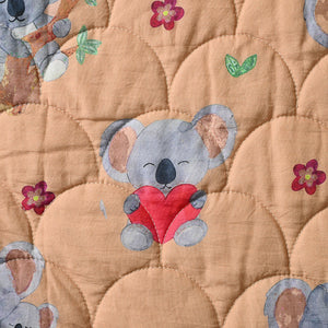 Teddy Heats Baby Quilt