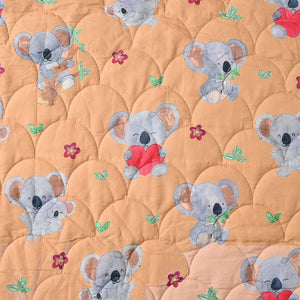 Teddy Heats Baby Quilt