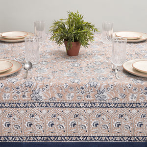 Florence Block Printed Table Cover