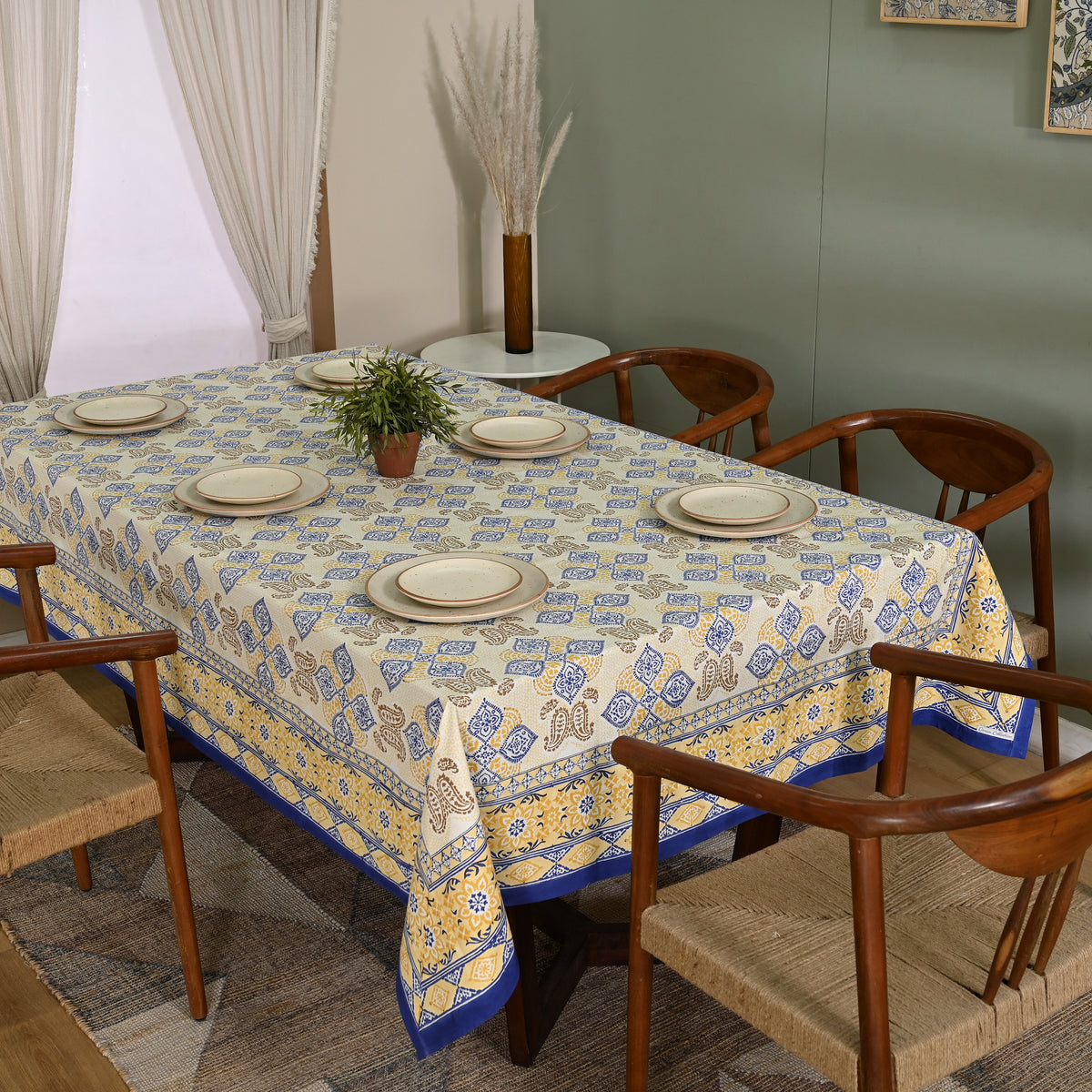 Keri Block Printed Table Cloth
