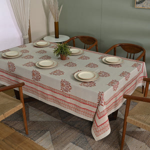 Linen Buta Cotton Table Cloth
