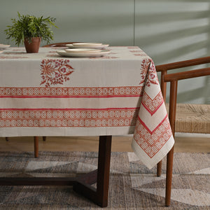 Linen Buta Cotton Table Cloth