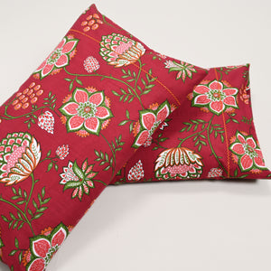 Victoria Vintage 300 TC Embroidered Pillow Covers – Set of 2