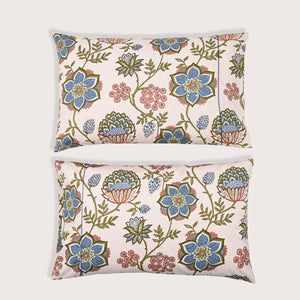 Victoria Vintage 300 TC Embroidered Pillow Covers – Set of 2
