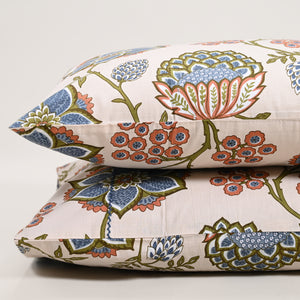 Victoria Vintage 300 TC Embroidered Pillow Covers – Set of 2