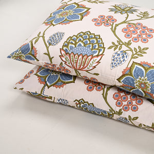 Victoria Vintage 300 TC Embroidered Pillow Covers – Set of 2