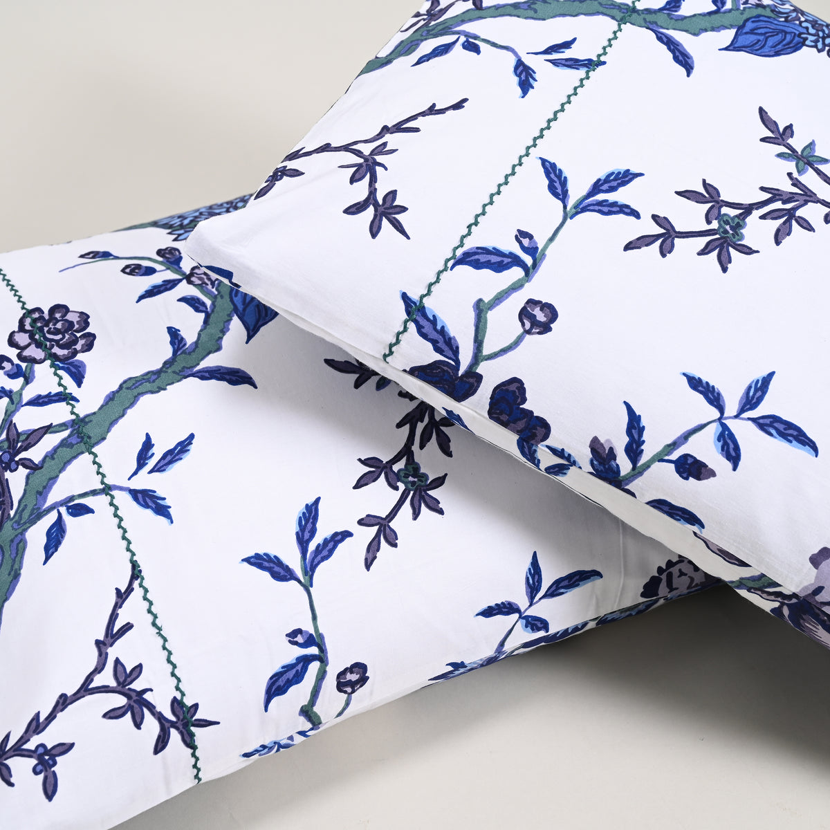 Gracious 300 TC Embroidered Pillow Covers – Set of 2