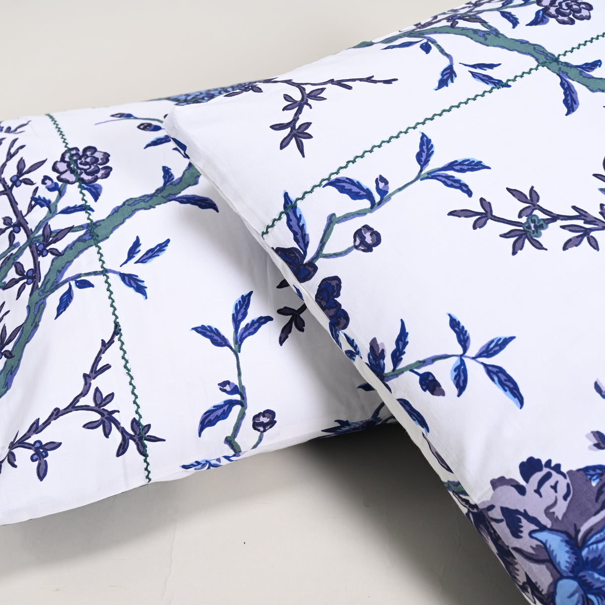 Gracious 300 TC Embroidered Pillow Covers – Set of 2