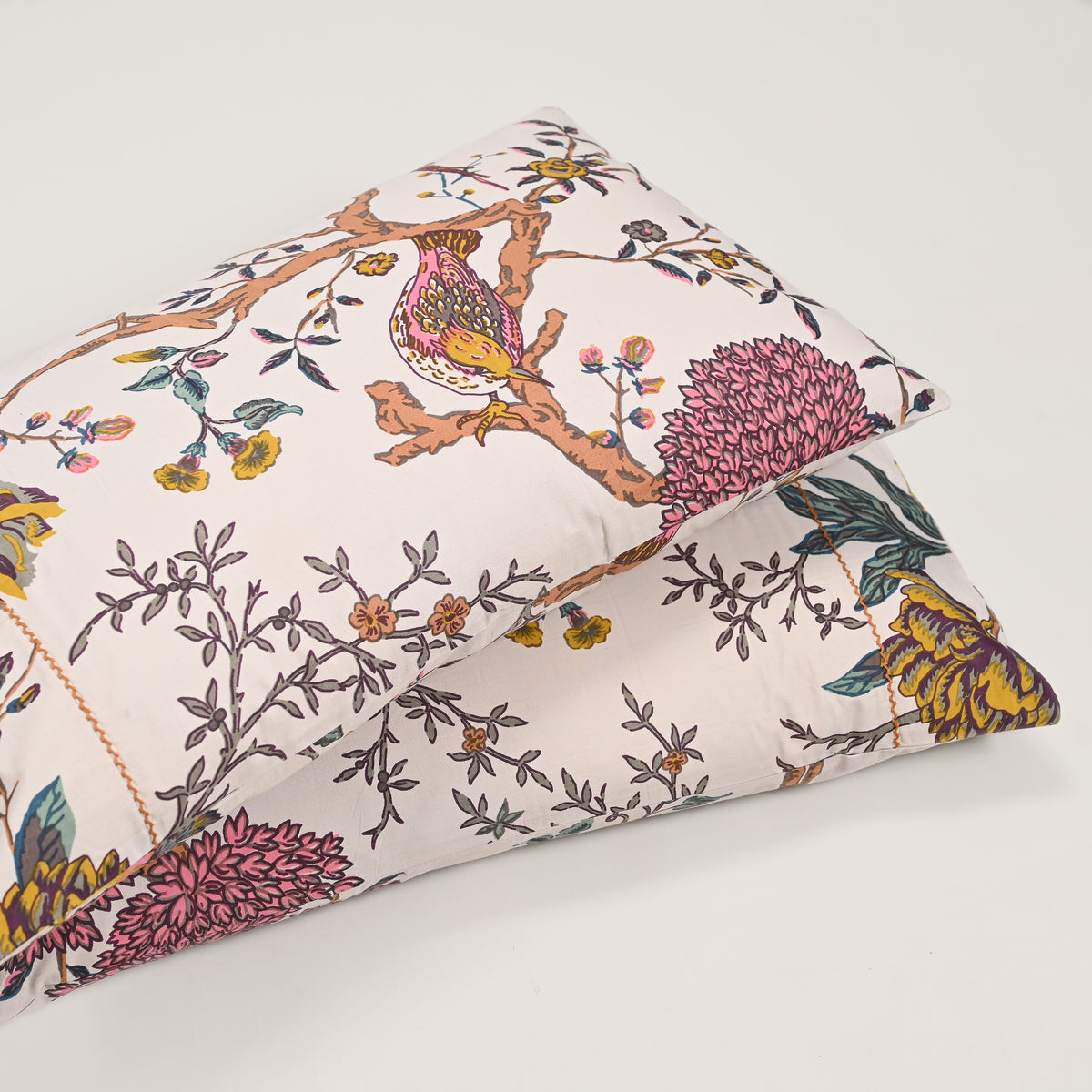 Gracious 300 TC Embroidered Pillow Covers – Set of 2
