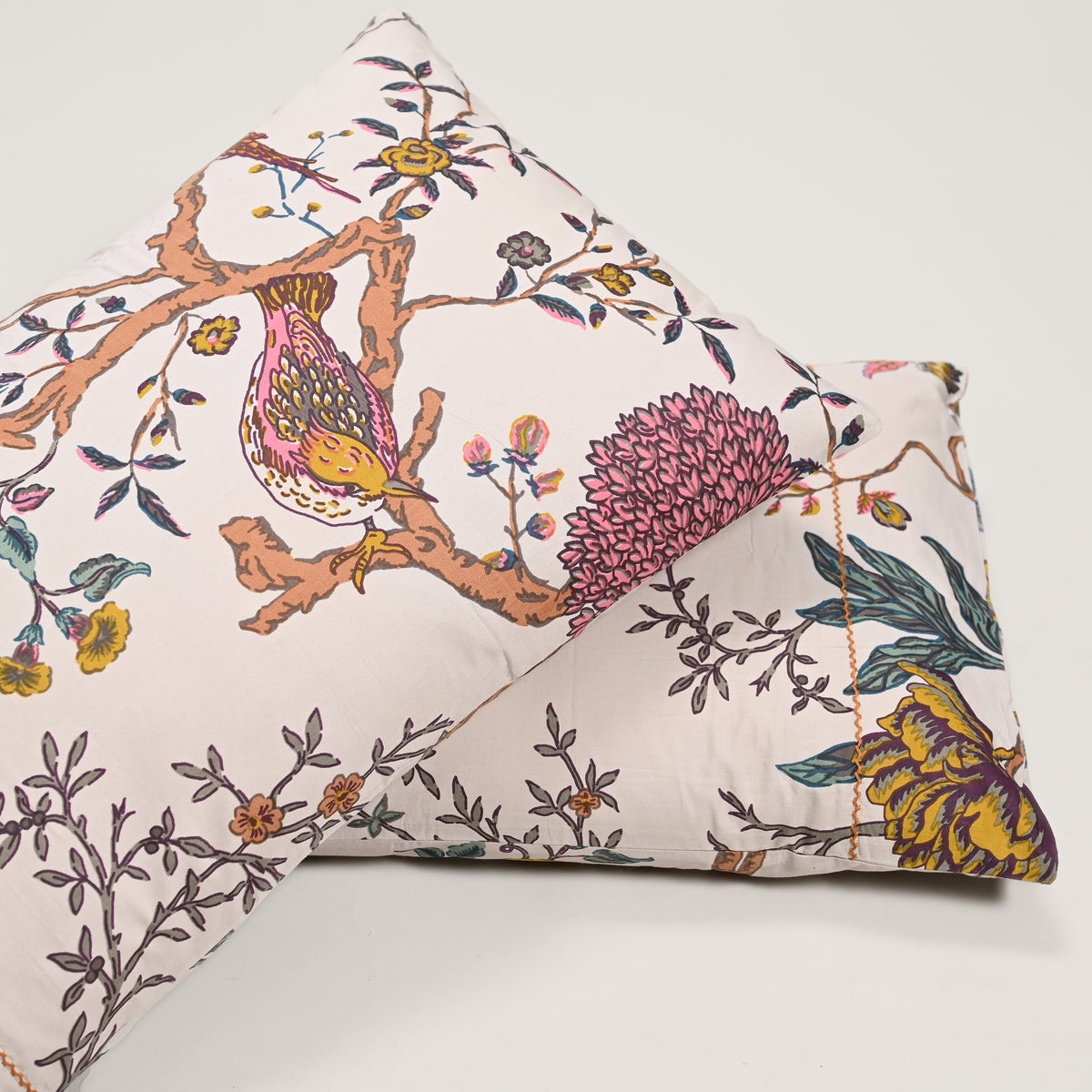 Gracious 300 TC Embroidered Pillow Covers – Set of 2