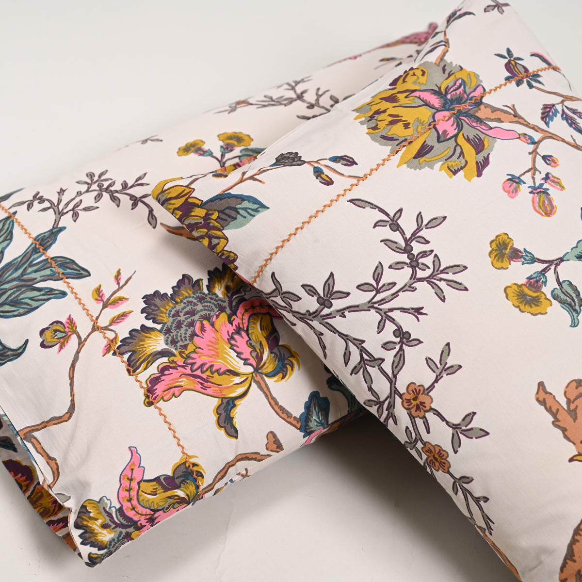 Gracious 300 TC Embroidered Pillow Covers – Set of 2
