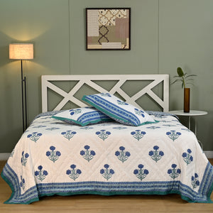 Bagh Premium Hand Made Jaipur Reversible Quilt (2 & 3 Pc set)