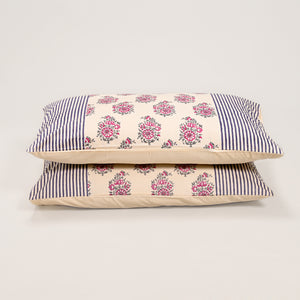 Anjuman Embroidered Printed Pillow Covers – Set of 2