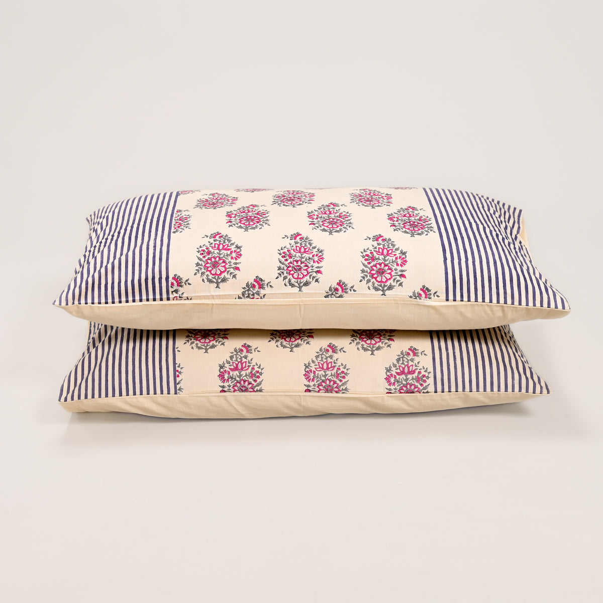 Anjuman Embroidered Printed Pillow Covers – Set of 2