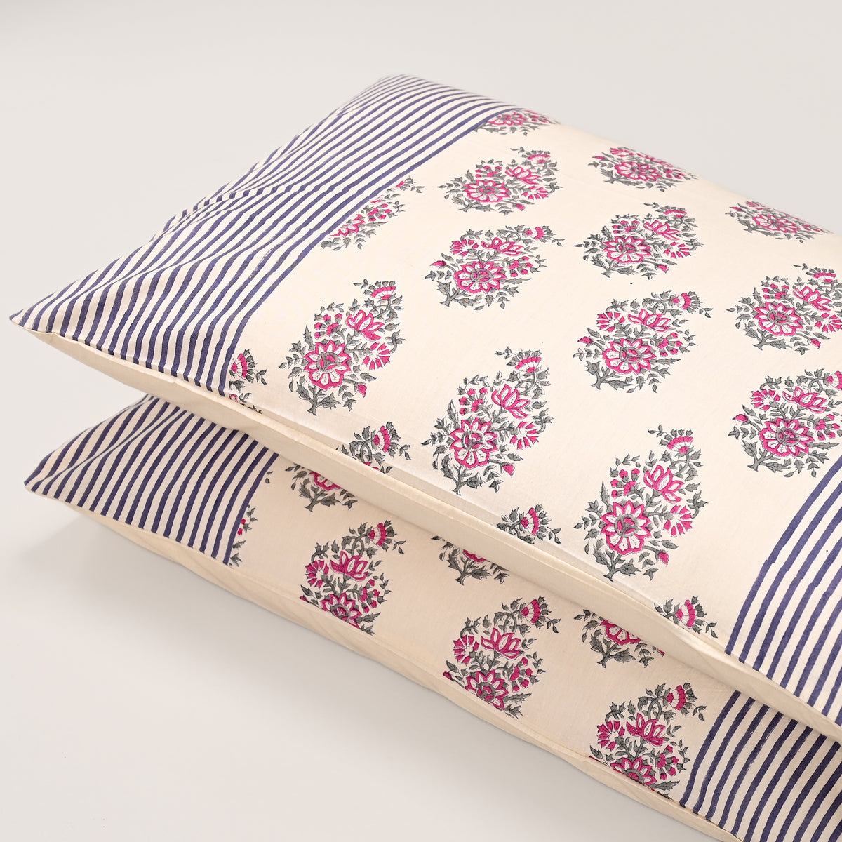 Anjuman Embroidered Printed Pillow Covers – Set of 2