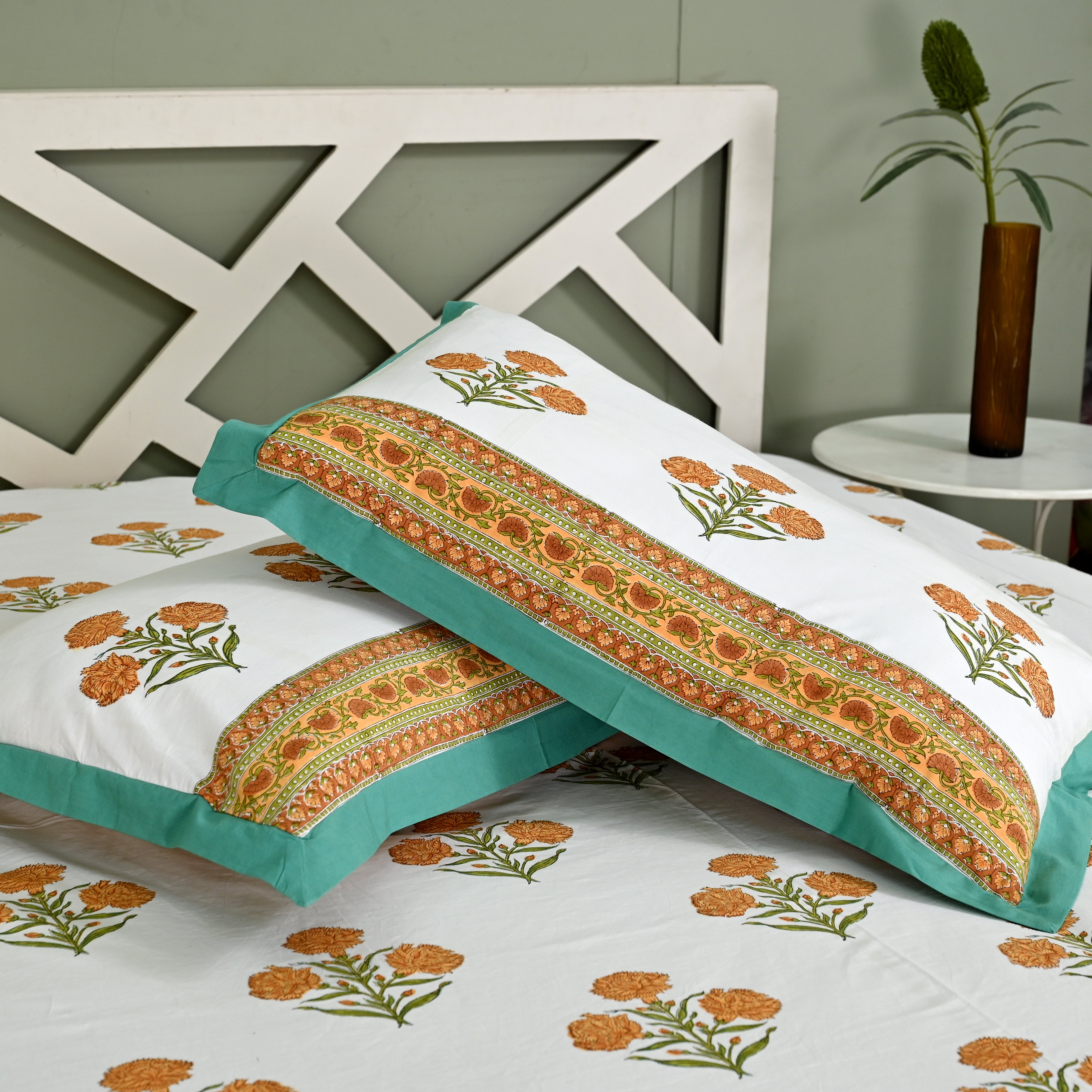 Bagh Block Printed Bed Sheet