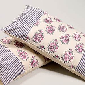 Anjuman Embroidered Printed Pillow Covers – Set of 2