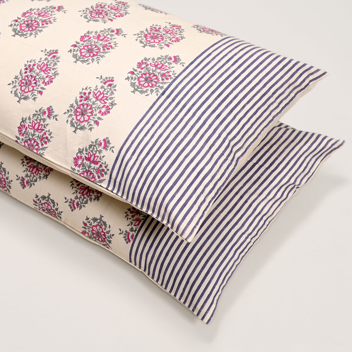 Anjuman Embroidered Printed Pillow Covers – Set of 2