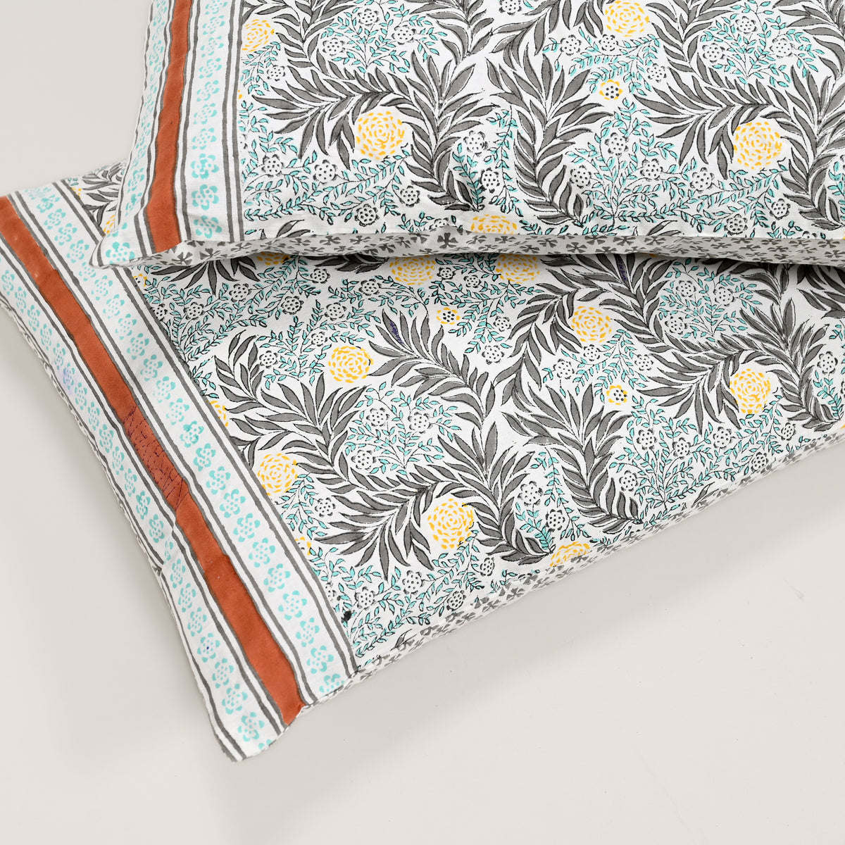 Ketki Hand Block Printed Pillow Covers – Set of 2