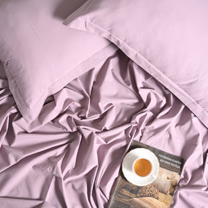 Regal Luxury Solid 300 TC Cotton Sheets - Soft, Breathable, and Durable Bedding Set