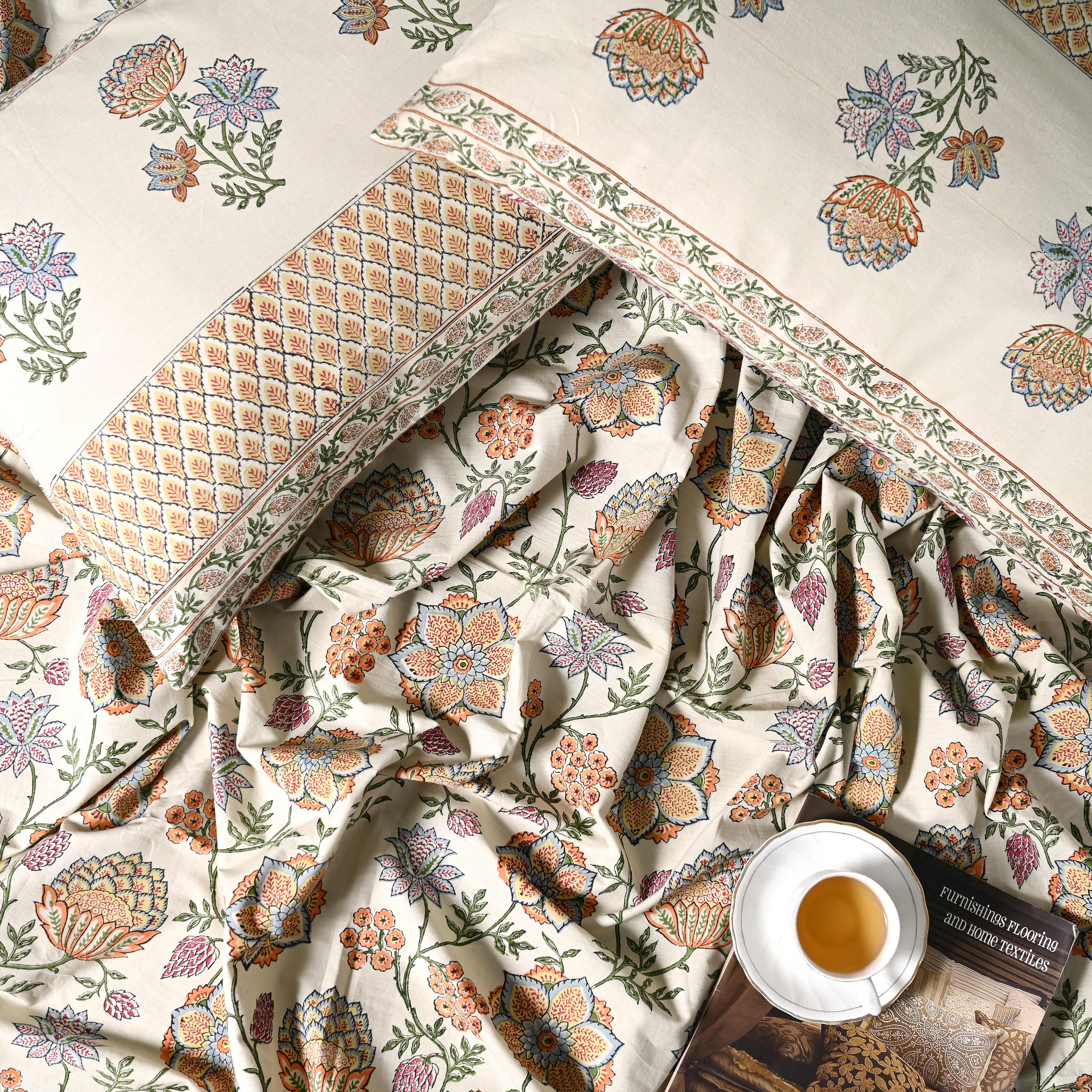 Victoria Vintage Bed Sheet