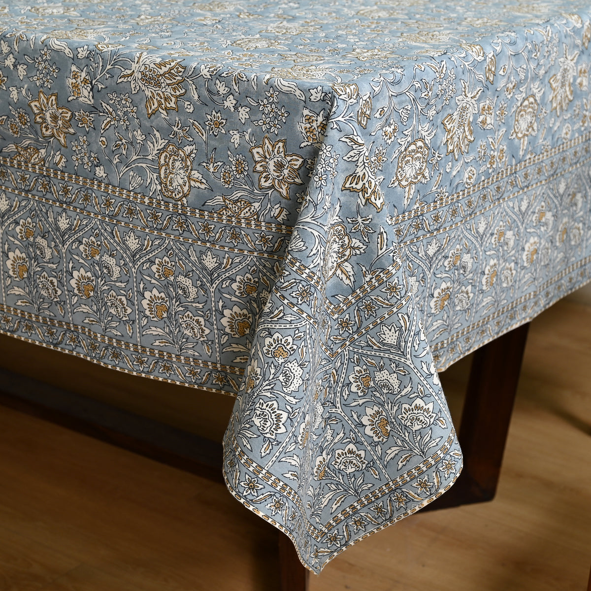 Florence Hand Block Printed Table Cover