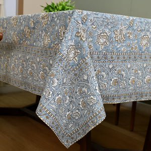 Florence Hand Block Printed Table Cover