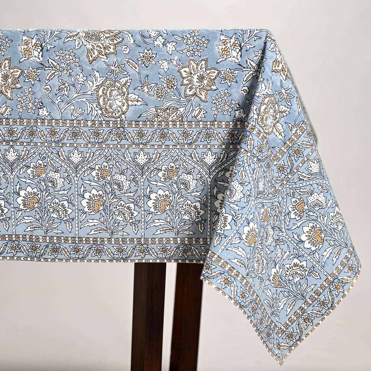 Florence Hand Block Printed Table Cover